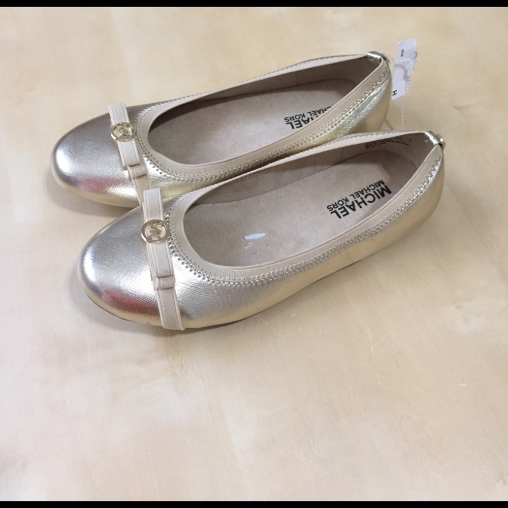 Michael Kors Rover Lux Gold Saffiano Size 3 - Picture 3 of 6