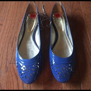 Belle by Sigerson Morrison Blue Flats - Size 10