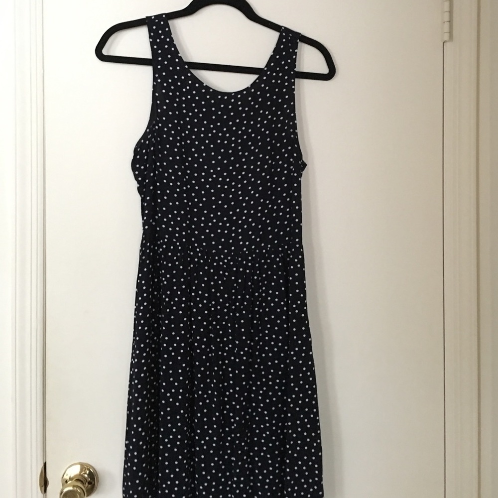 Polka dot dress-cotton on