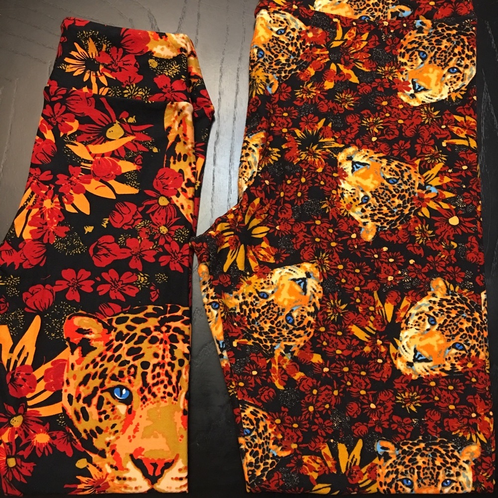 LulaRoe Mommy and Me Cheetahs Tigers TC Tween