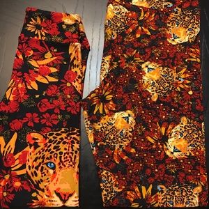 LulaRoe Mommy and Me Cheetahs Tigers TC Tween