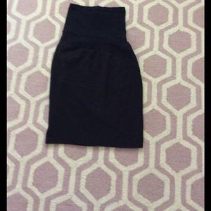 Black pencil skirt