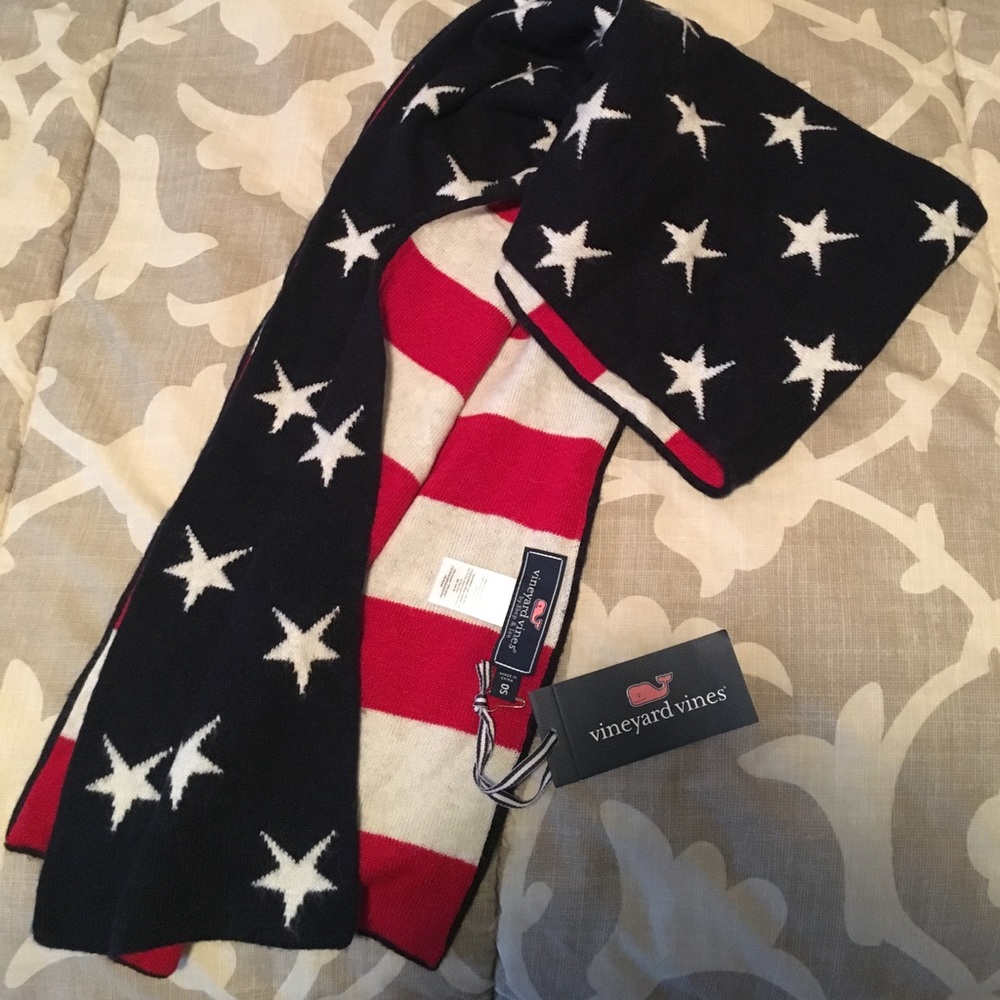 American Flag scarf