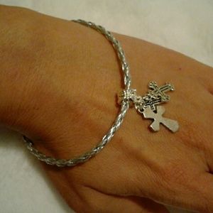 Simple CROSSCharm Bracelet Simple CROSSCharm Bracelet