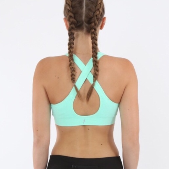 NWT Mint Sports Bra with crisscross back! - Picture 3 of 4