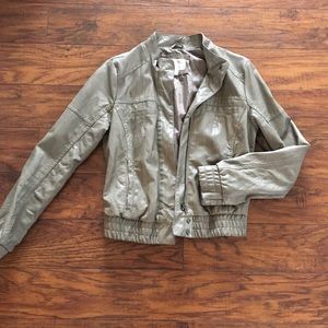 Faux Leather Jacket