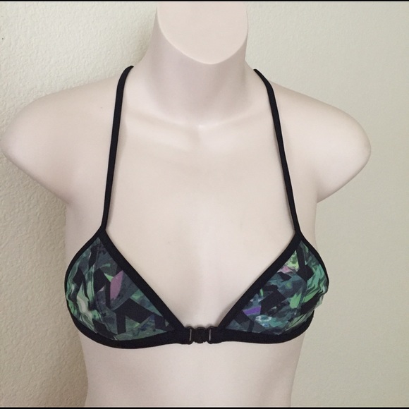 Nasty Gal Other - Nasty Gal abstract Geometric Racerback Bikini Top