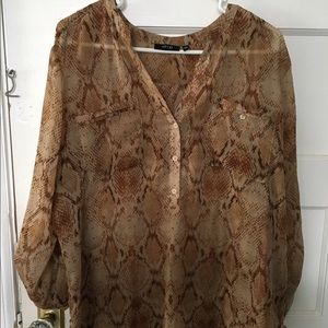 Snakeskin pattern Blouse