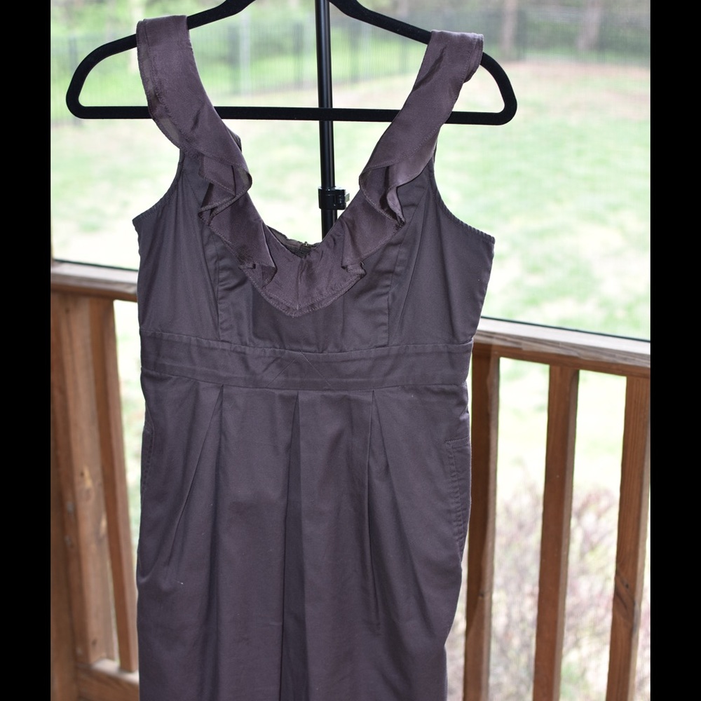 V-neck Anthropologie dress