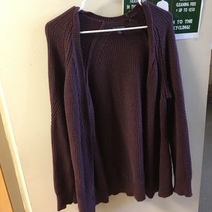 Maroon cardigan
