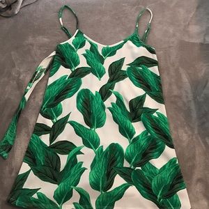 Palm Tree tie back Mumu Dress