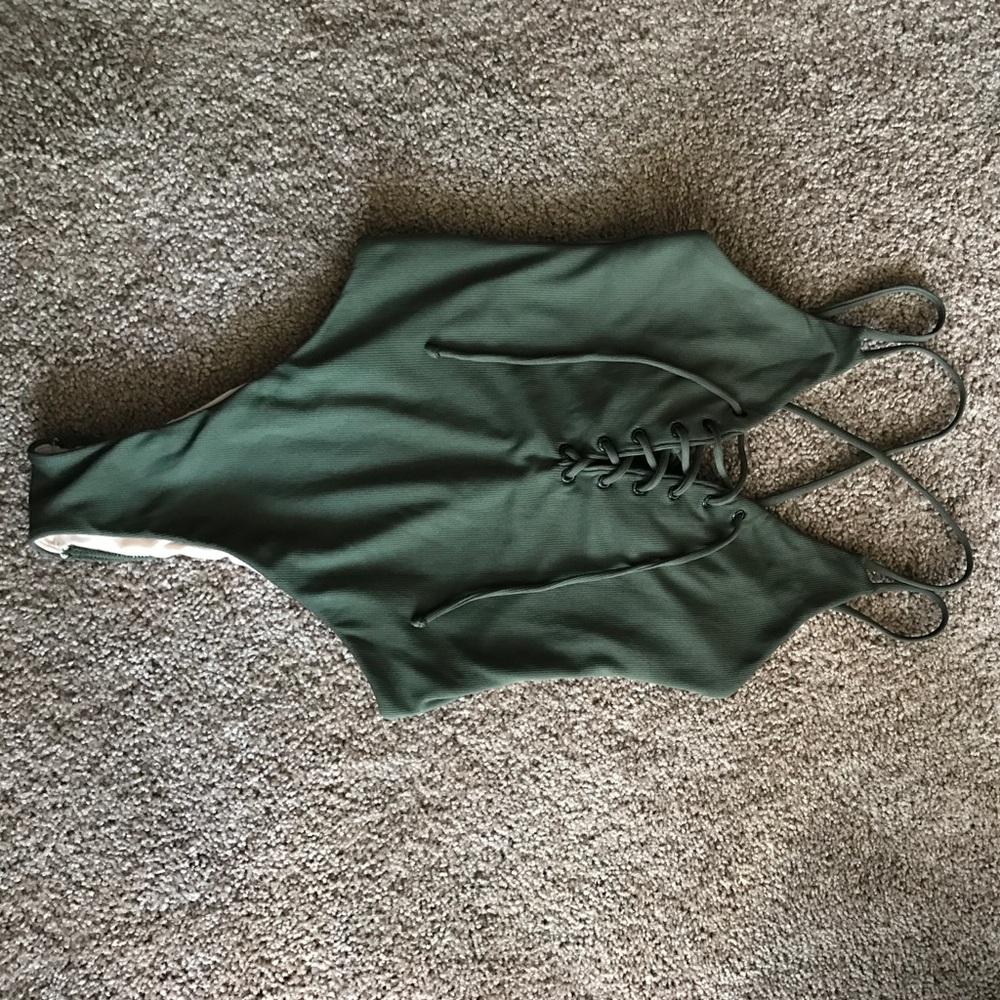 Pacsun Army green one piece