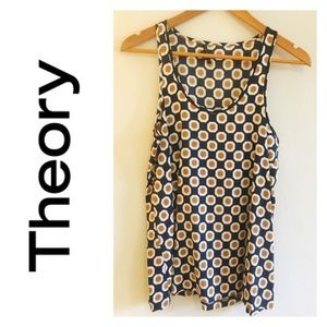 Theory Silk Tank Top Small S