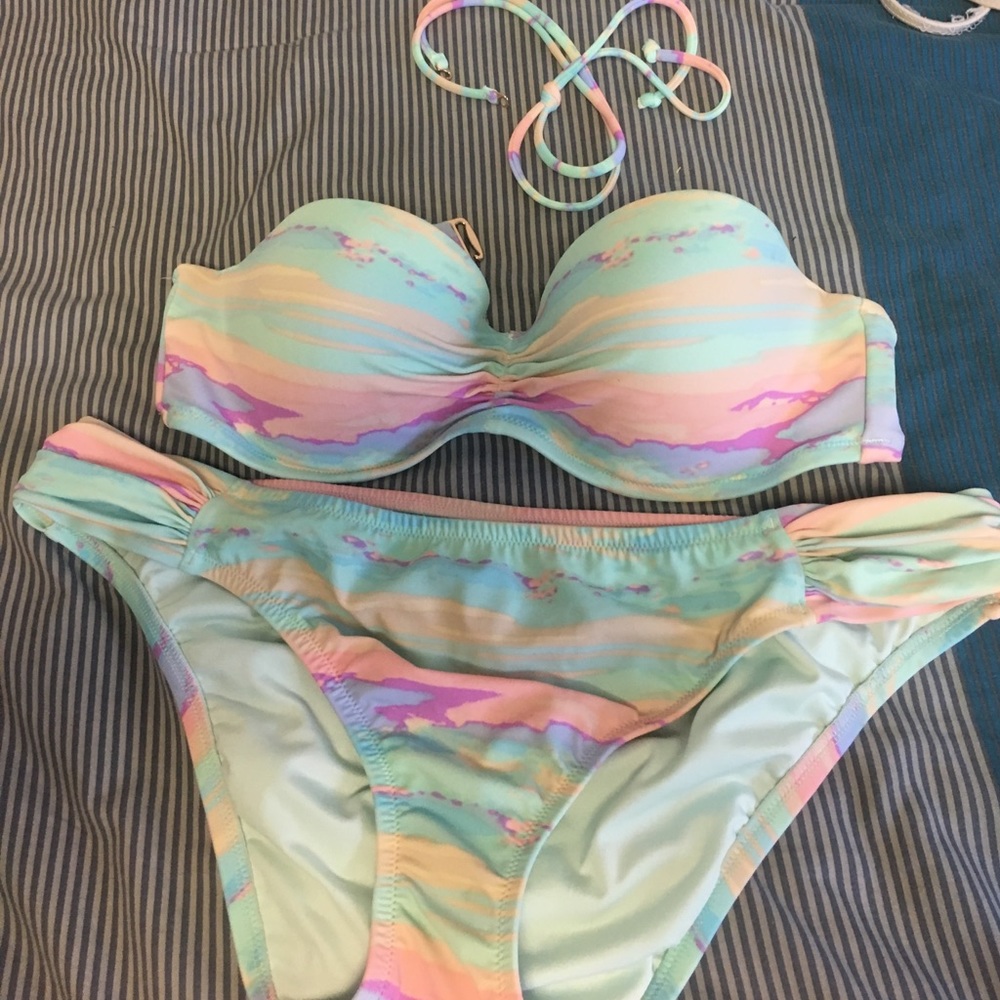 Cotton candy bikini!