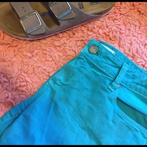 Blue Paige jimmy jimmy cut off shorts