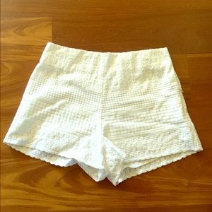 Free People Lace High Waisted Shorts