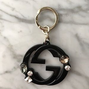 Gucci keychain embellished