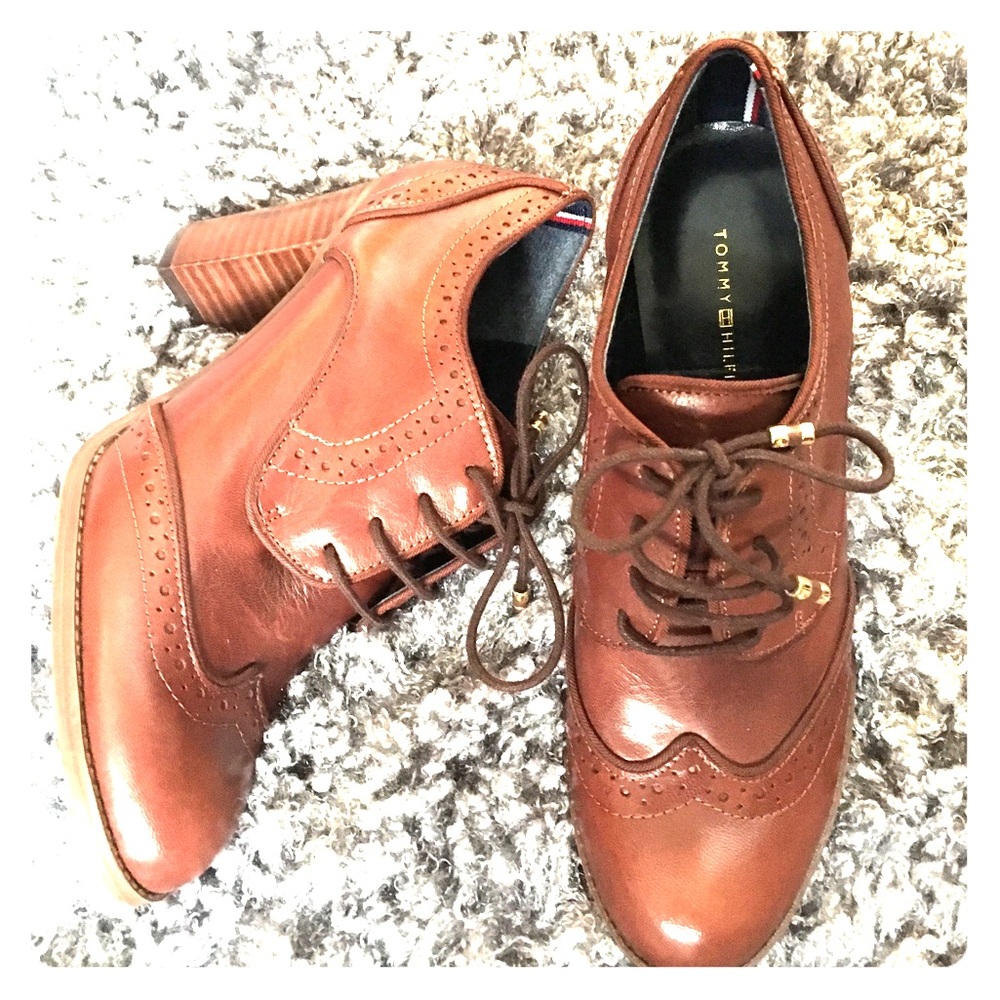 Brand-new, beautiful leather, Tommy Hilfiger shoes