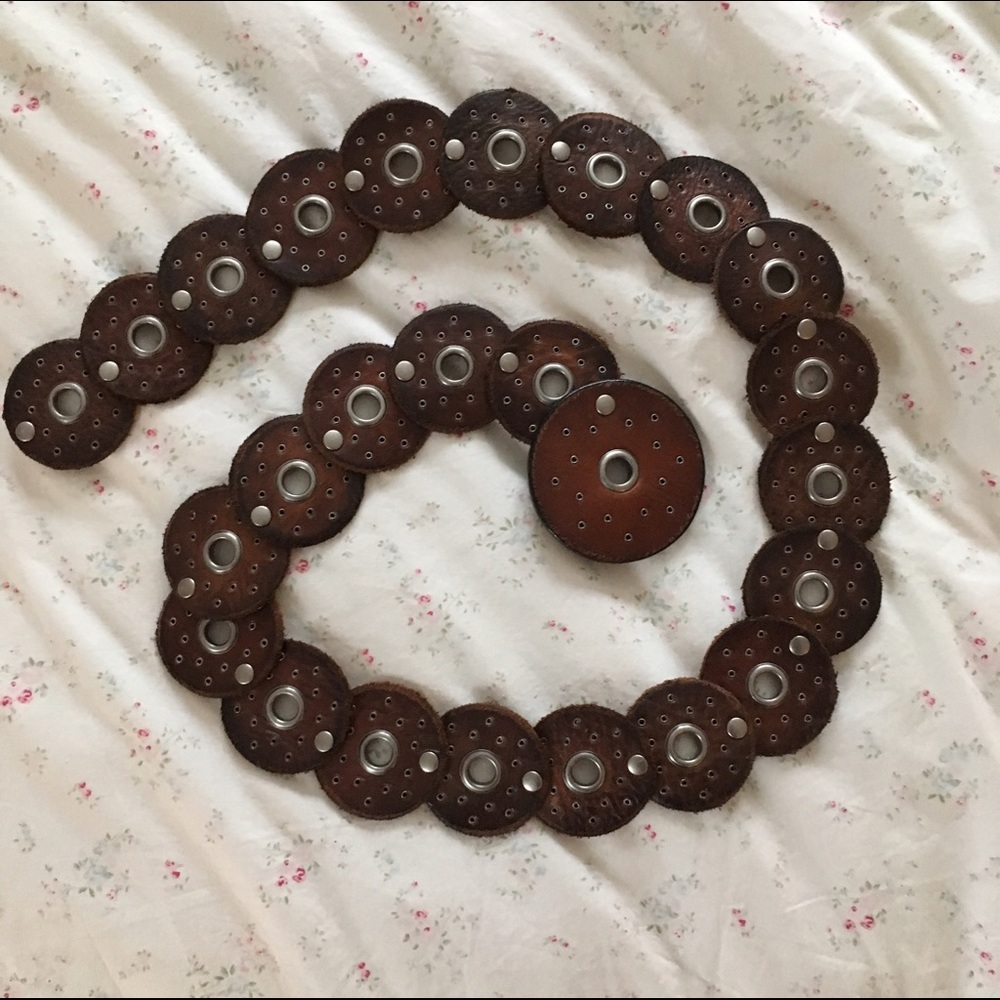 AMERICAN EAGLE 🌺 Boho Brown Leather Belt