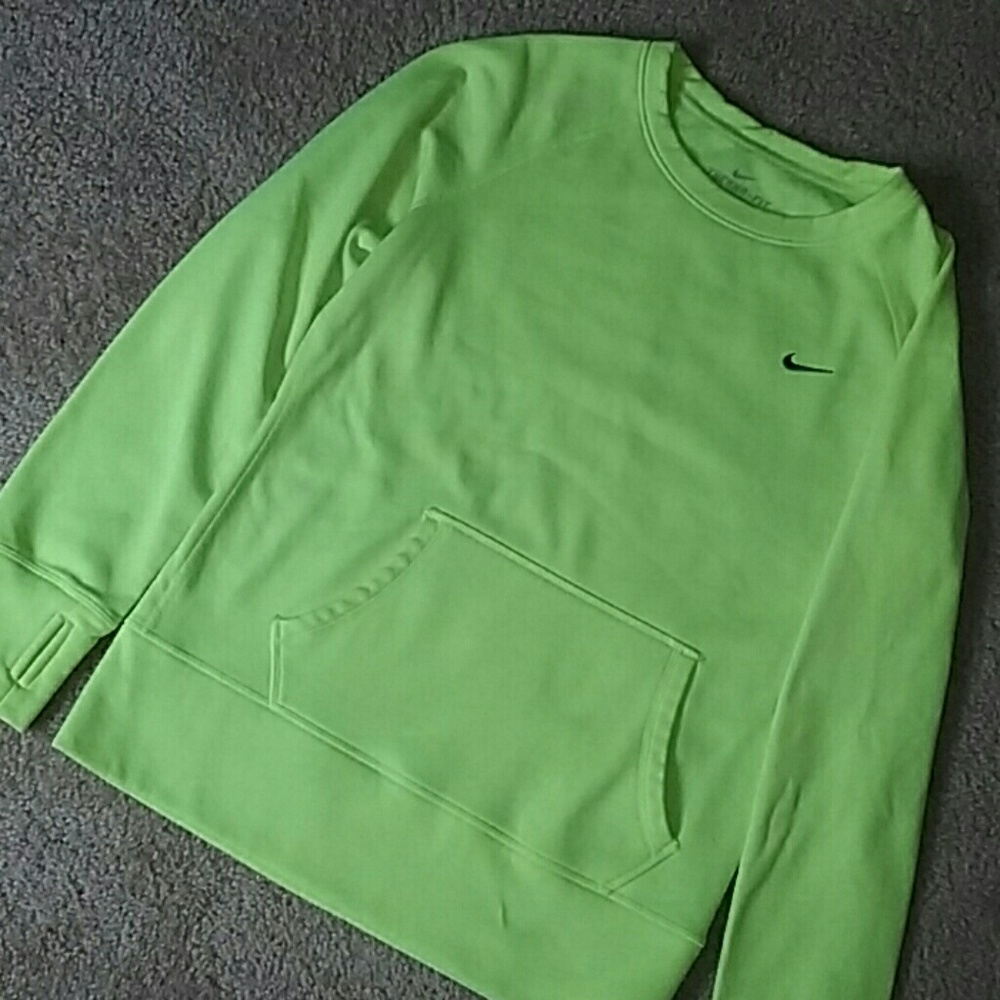 Neon yellow Nike seatshirt