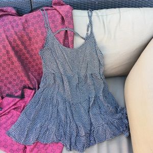 Brandy Melville Black Floral Jada Dress