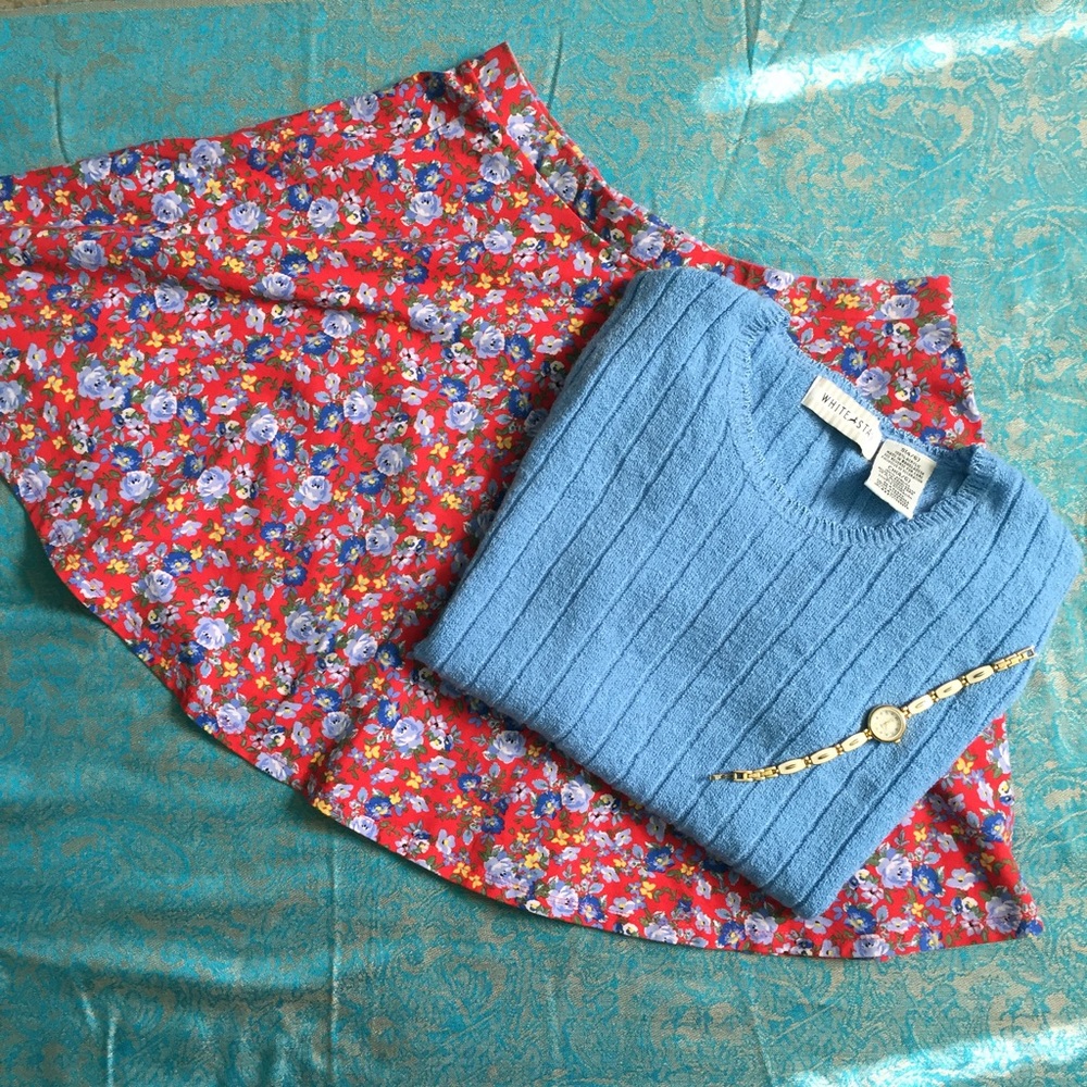 Floral Skater Skirt