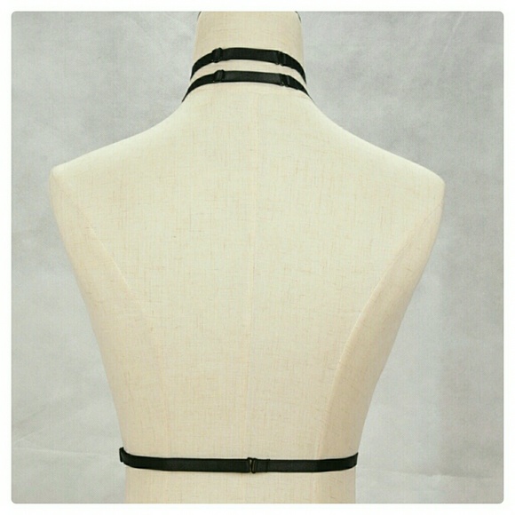 ๐LAST 1๐ H.P. ๐Sexy Black Harness Bra - Picture 3 of 4