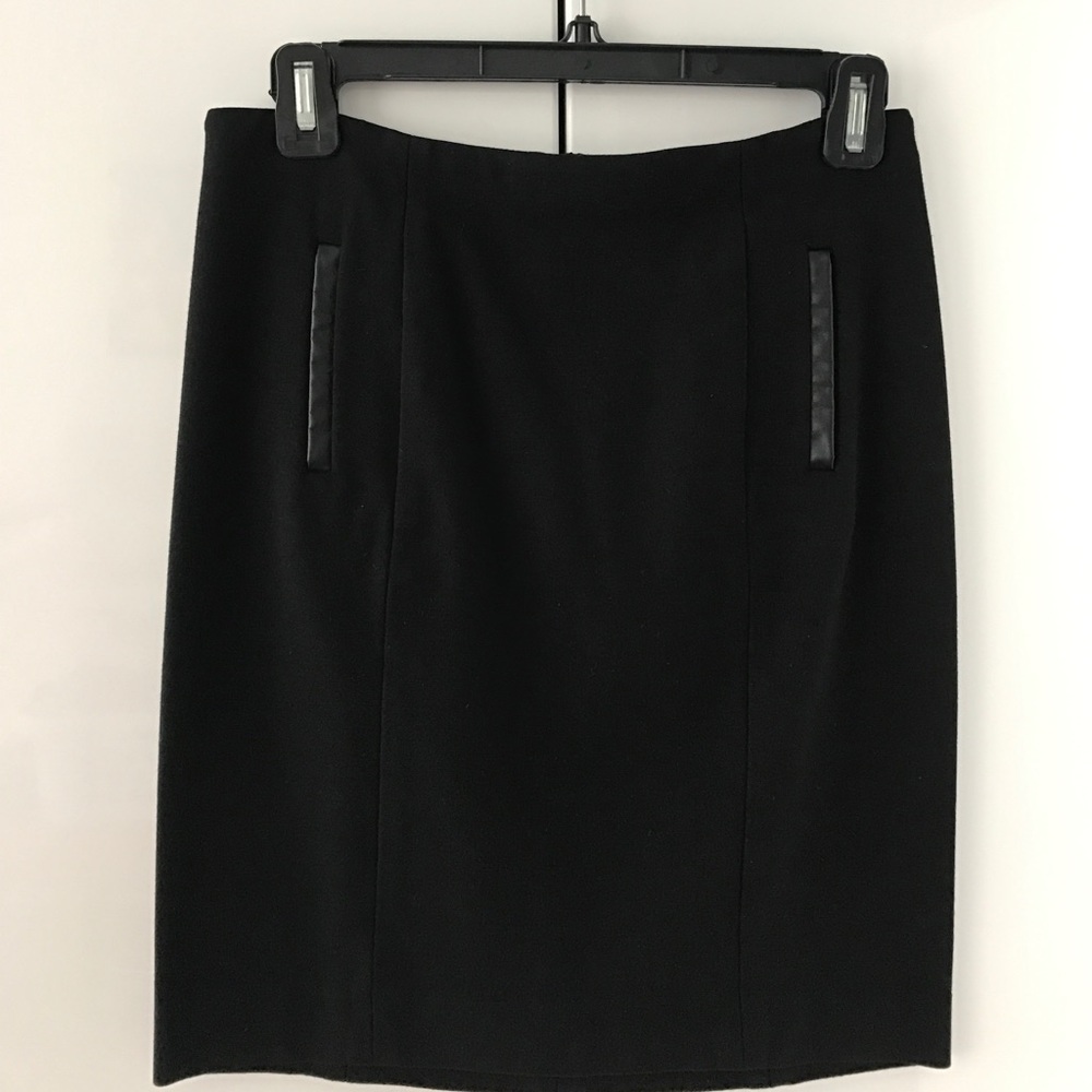 Black pencil skirt