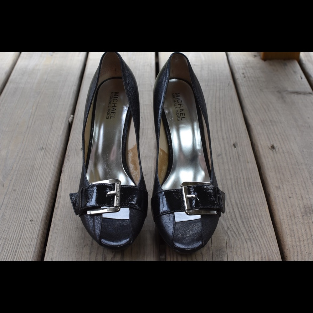Michael Kors buckle heels