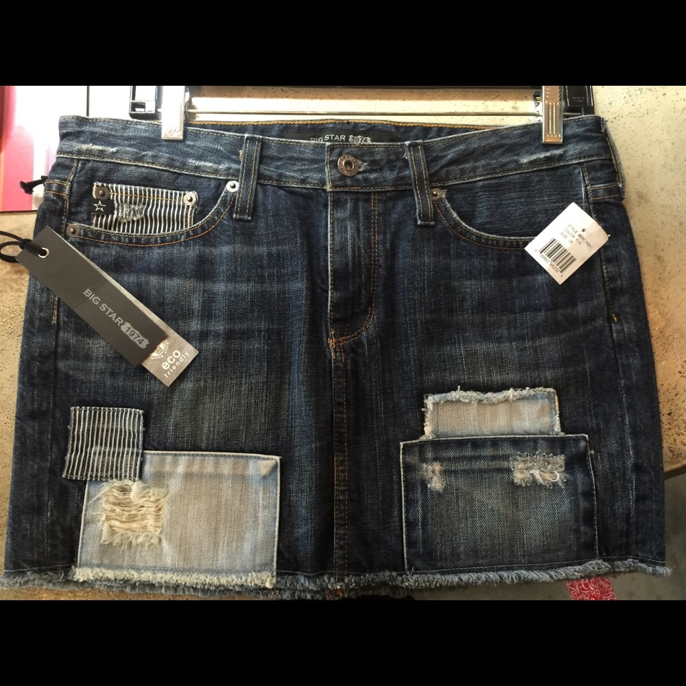 Big Star Jean Skirt