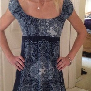 Boho-chic babydoll shirt. Small. By Fleurish.