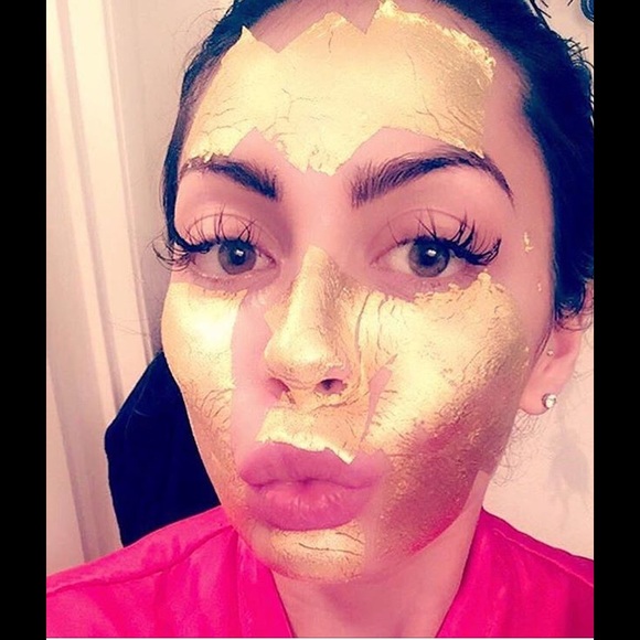 24k gold leaf sheets face mask bundle sale - Picture 5 of 8