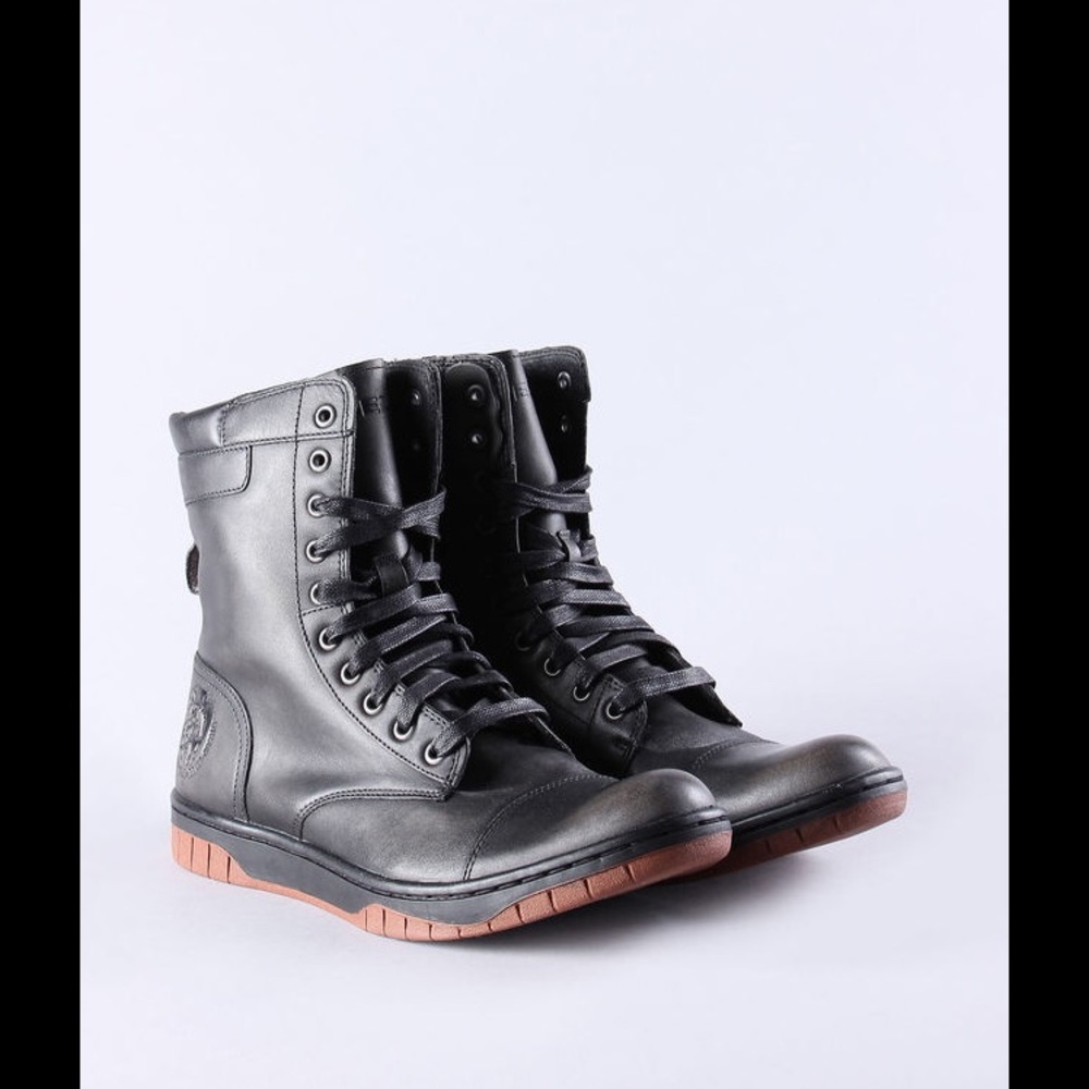 DIESEL BASKET BUTCH ZIPPY COMBAT BOOT