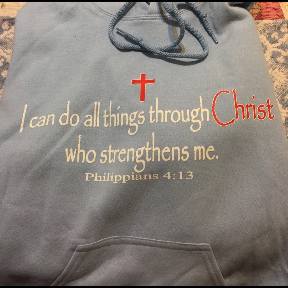 Brand new Christian hoodie bible verse❤