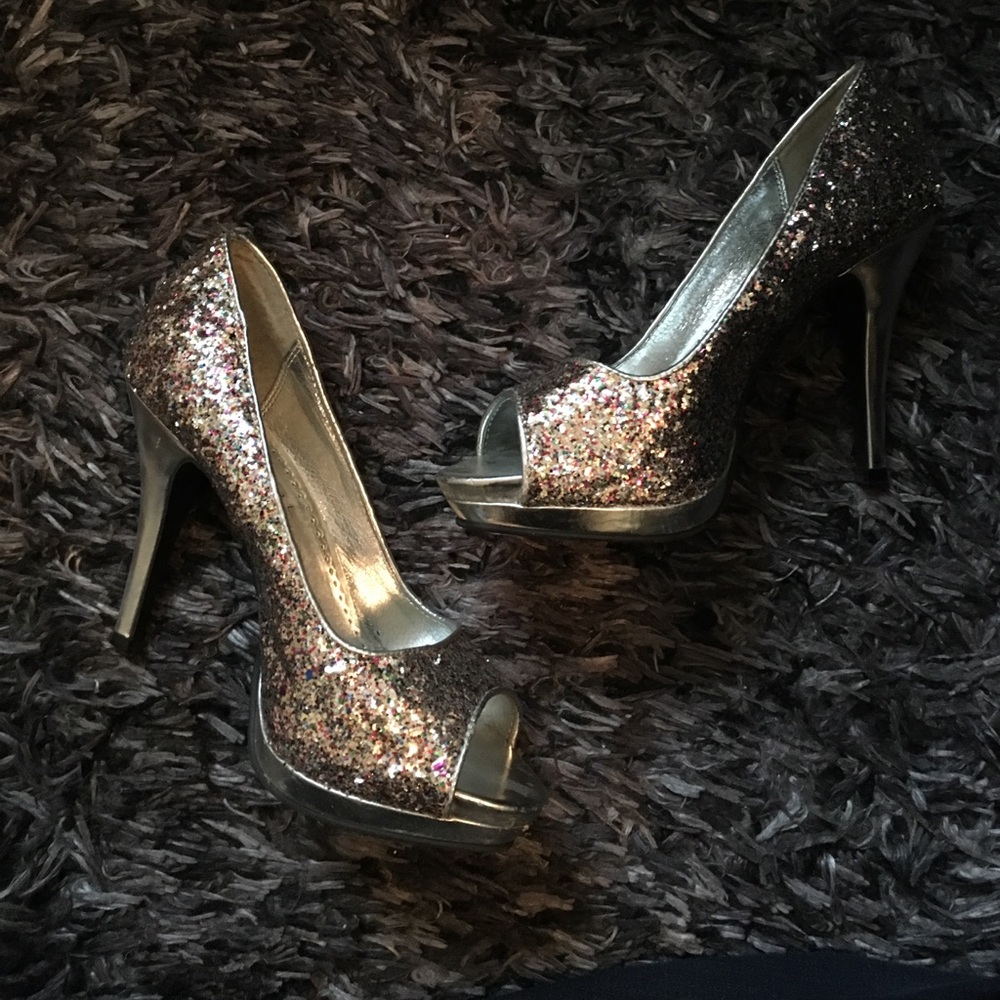 Rampage Open-Toe Heels