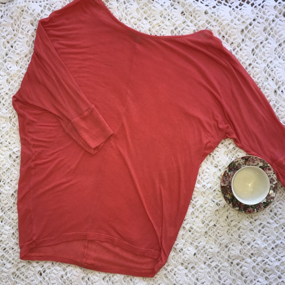 Charlotte Russe coral top