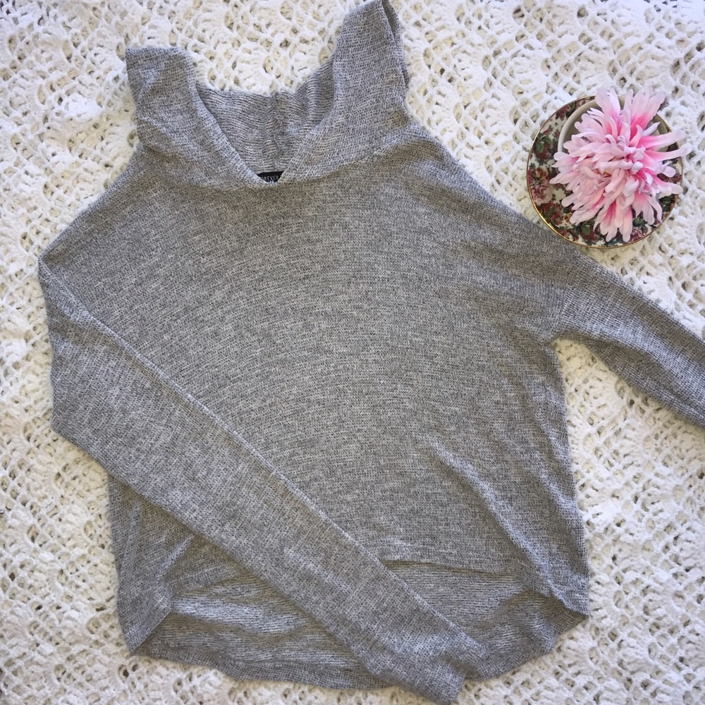 F21 long sleeve crop top
