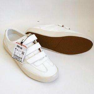 Zara White Velcro Sneakers