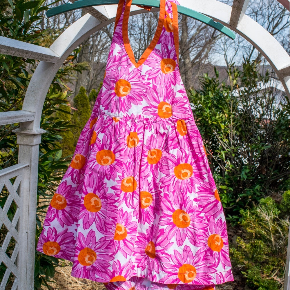 3/$20 Adorable Halter Flower Print Dress