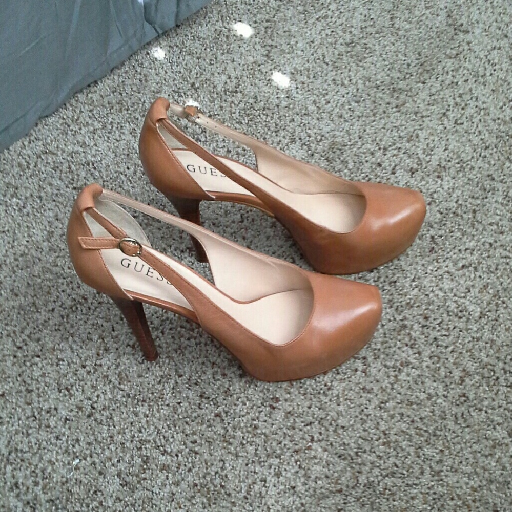 Guess leather heels