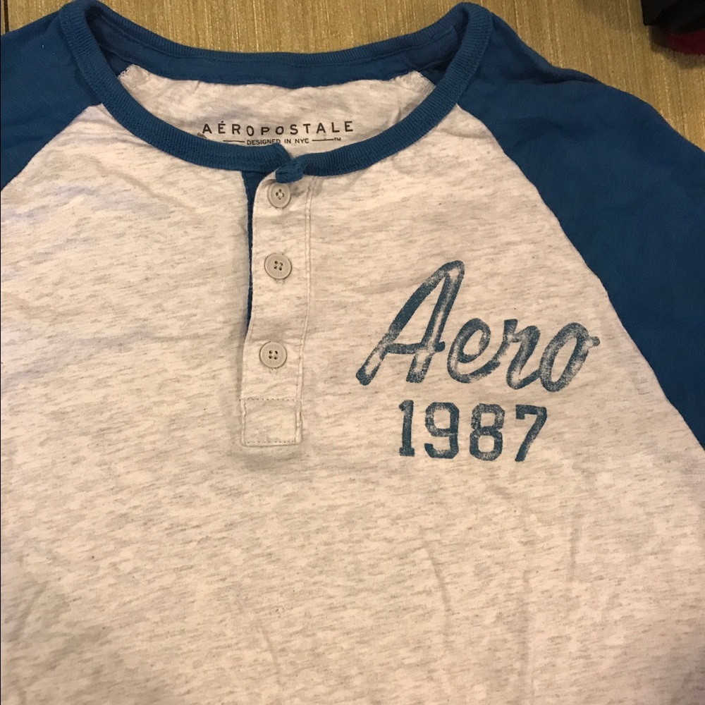 Aeropostale Baseball-style 3/4 sleeve shirt