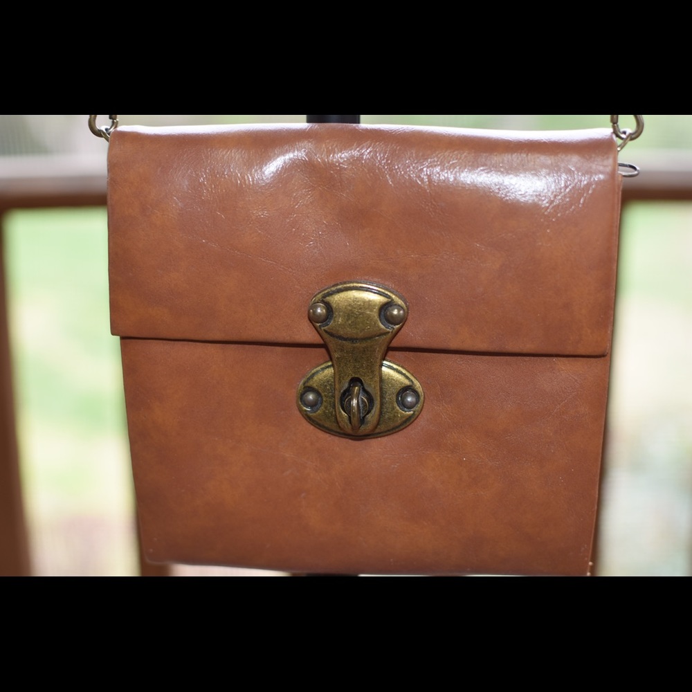 Free people faux leather cross body