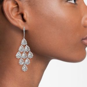 Nadri Tiered Chandelier Earrings