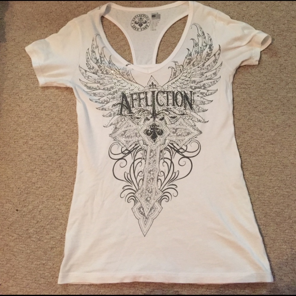 Affliction shirt size medium