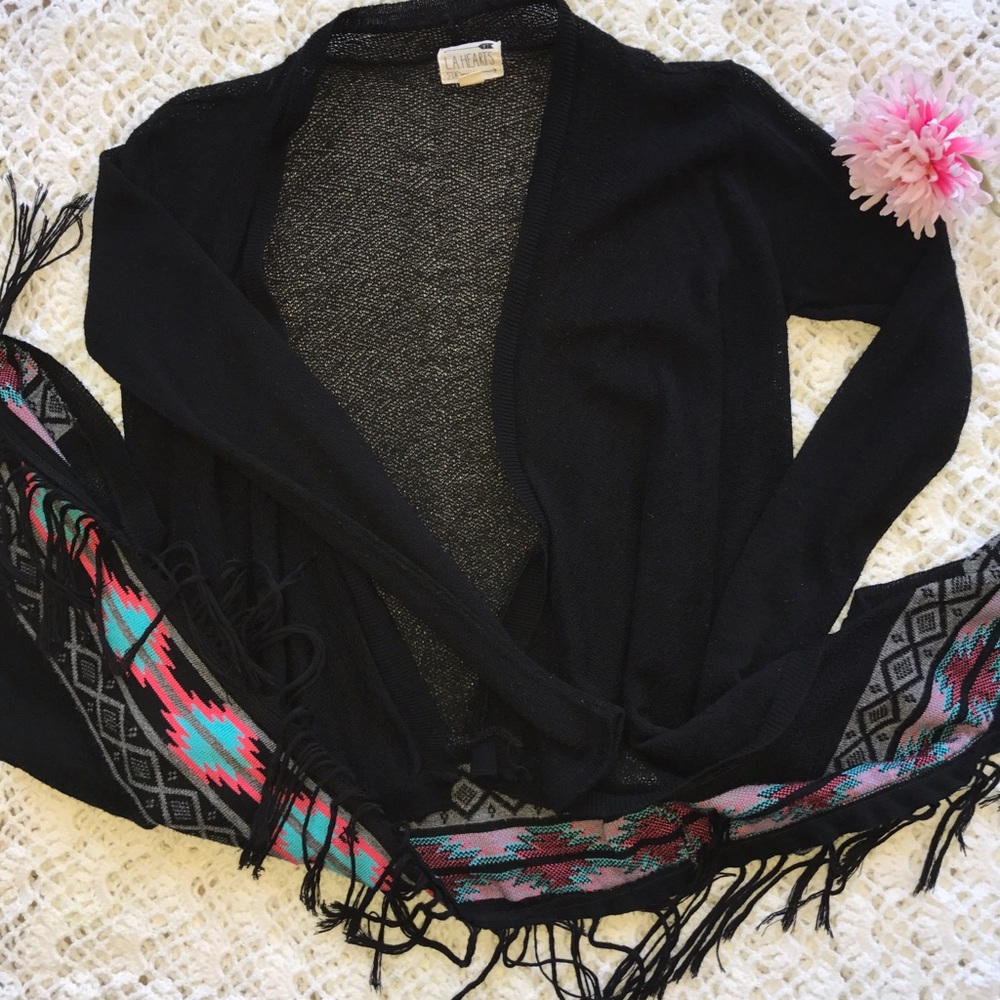 L.A. Hearts Black Cardigan