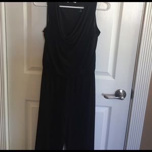 💜 2 for $10! Cowlneck jumpsuit drawstring waist