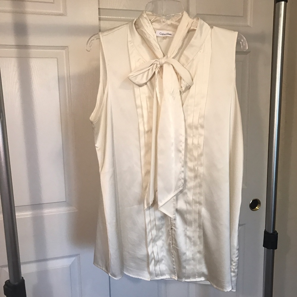 Pleated button down tank