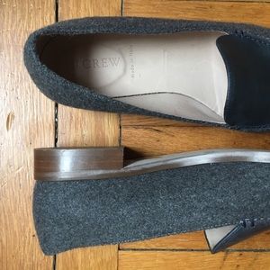 JCrew Leather & wool Shoes - 9 1/2