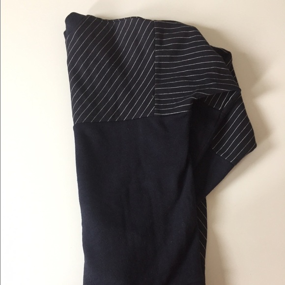 Navy pinstripe sweatshirt - J. crew XS - Picture 3 of 4