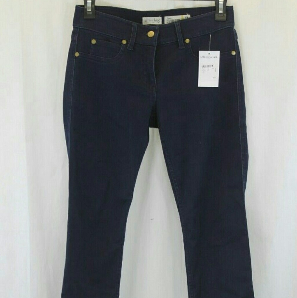MAISON JULES SOPHIE SKINNY PANTS JEANS SIZE 0 NWT - Picture 1 of 3
